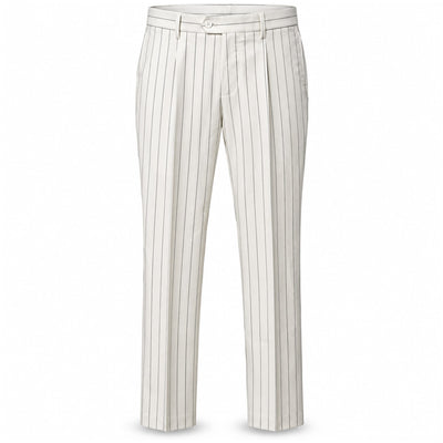 AMATZIA BGD LLC U D Ideal Peak Lapel Double-Breasted Vested Suit -9190