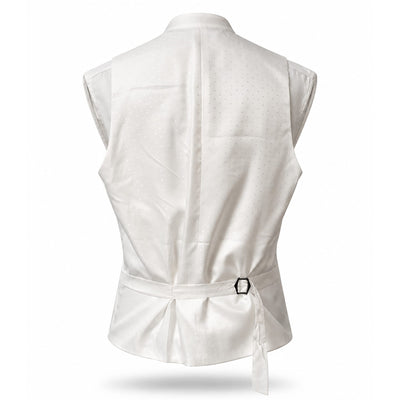 AMATZIA BGD LLC U D Ideal Peak Lapel Double-Breasted Vested Suit -9190