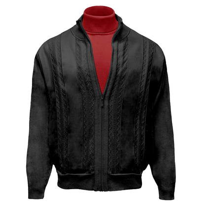 BAGAZIO K S BLACK / MED BAGAZIO FULL ZIP SWEATER/Bm2463l