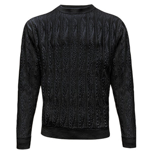 BAGAZIO K S BLACK / MED BAGAZIO KNIT SWEATER/Bm2382l