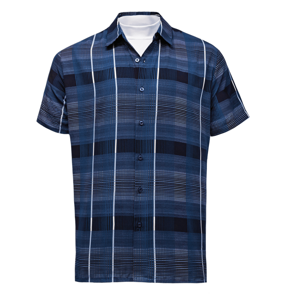 BAGAZIO S AS BLUE/MUL / MED BAGAZIO SPORT SHIRT/2bm2302