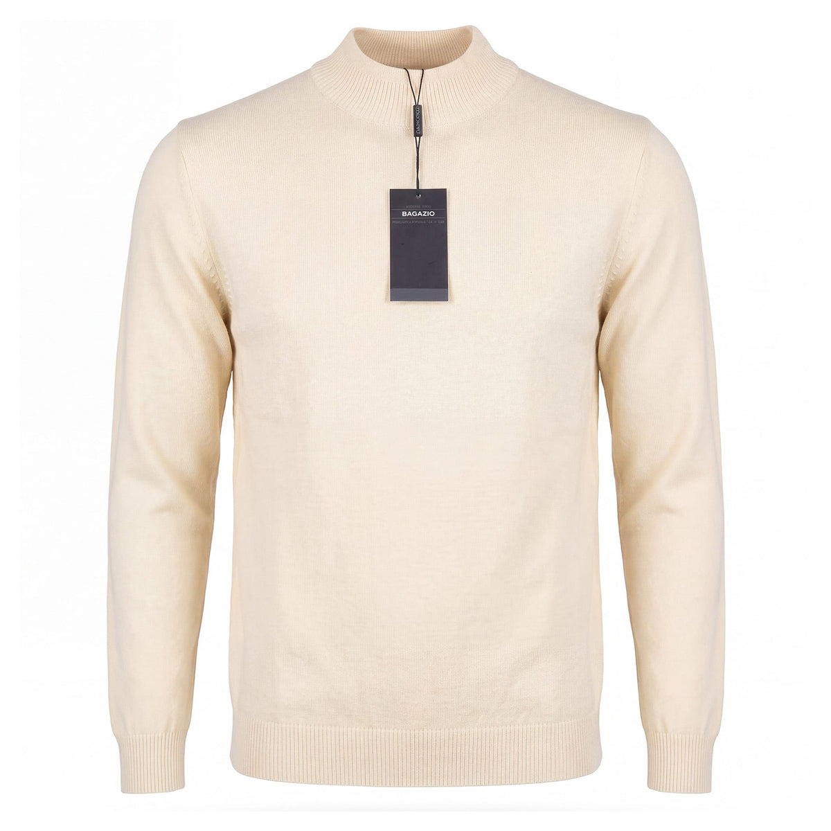 BAGAZIO T P L Bagazio Men’s Mock Lightweight Knit-Bm2284