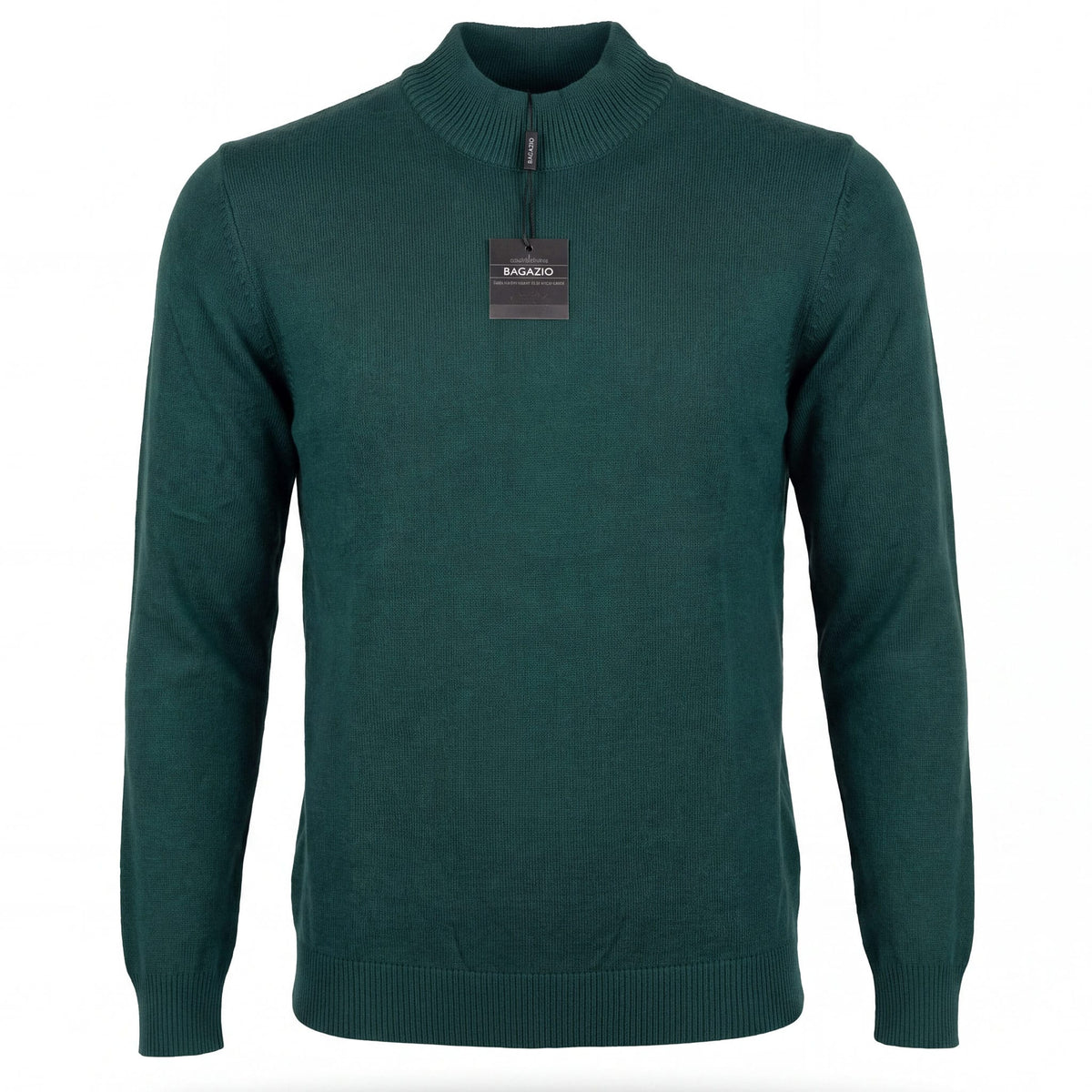 BAGAZIO T P L HUNTER / MED Bagazio Men’s Mock Lightweight Knit-Bm2284