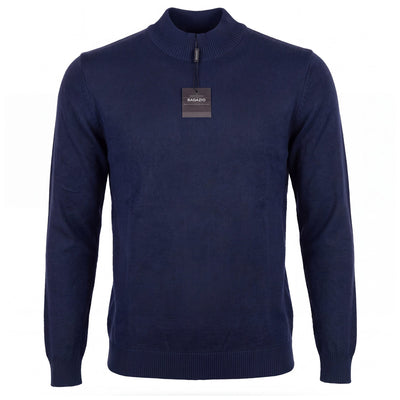 BAGAZIO T P L NAVY / MED Bagazio Men’s Mock Lightweight Knit-Bm2284