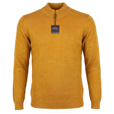BAGAZIO T P L MUSTARD / MED Bagazio Men’s Mock Lightweight Knit-Bm2284