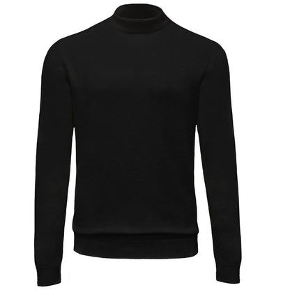 BAGAZIO T PL BLK / M BAGAZIO MOCK ENECK KNITS SOLD-BM2284