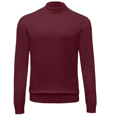 BAGAZIO T PL BURG / M BAGAZIO MOCK ENECK KNITS SOLD-BM2284
