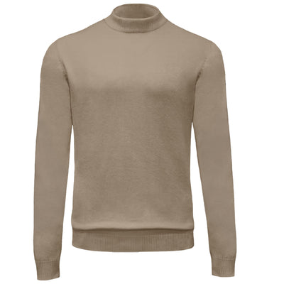 BAGAZIO T PL CAMEL / M BAGAZIO MOCK ENECK KNITS SOLD-BM2284