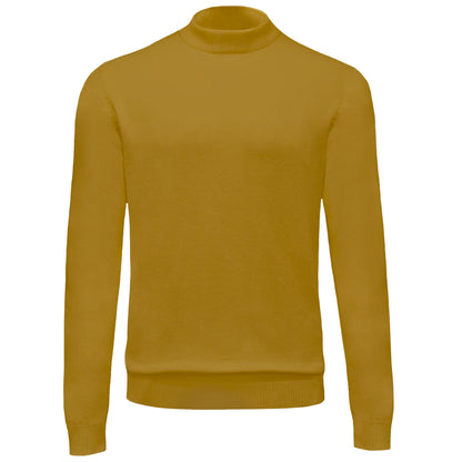 BAGAZIO T PL MUSTARD / M BAGAZIO MOCK ENECK KNITS SOLD-BM2284