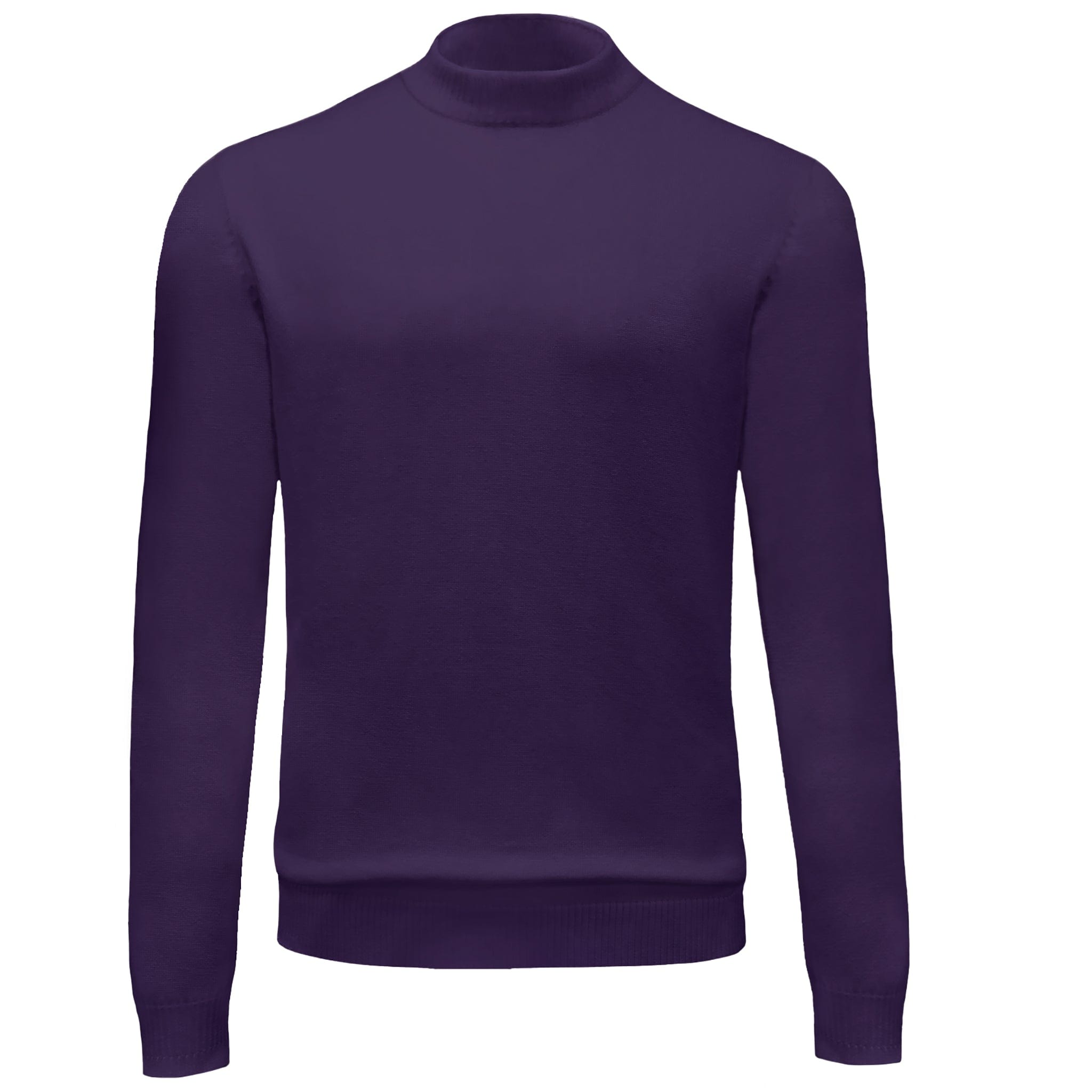 BAGAZIO T PL PURPLE / M BAGAZIO MOCK ENECK KNITS SOLD-BM2284