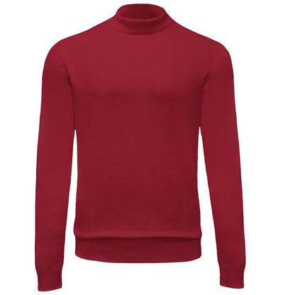 BAGAZIO T PL RED / M BAGAZIO MOCK ENECK KNITS SOLD-BM2284