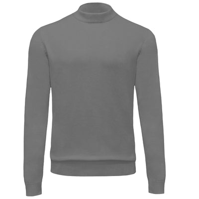 BAGAZIO T PL SILVER / M BAGAZIO MOCK ENECK KNITS SOLD-BM2284