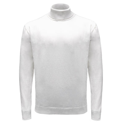 BAGAZIO T PL WHT / M BAGAZIO TURTLENECK KNITS SOLD-BM2102
