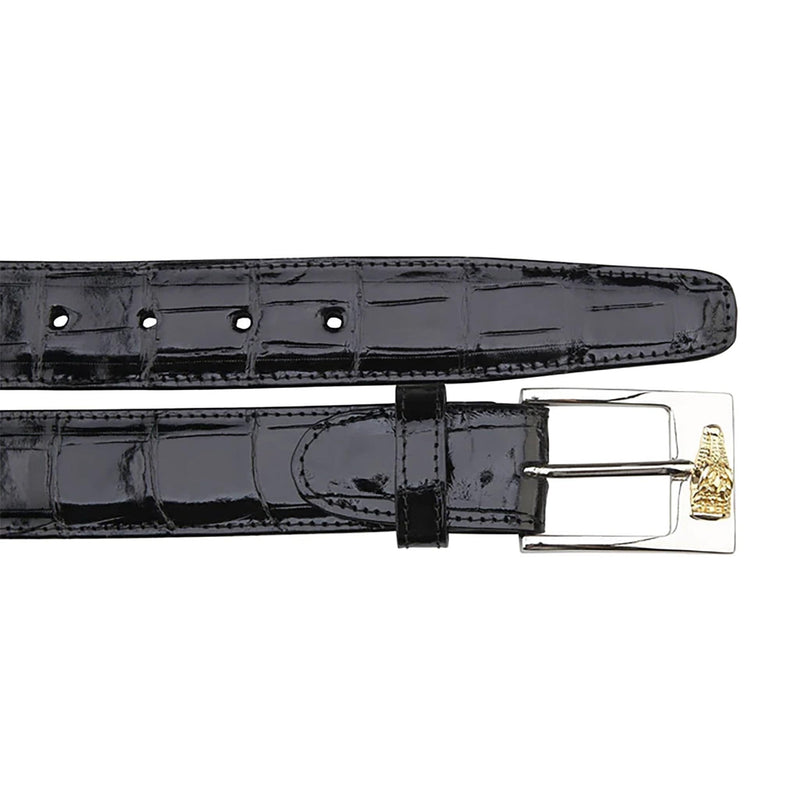 BELVEDERE Belts BLACK / 44 Belvedere-Alligator Belt