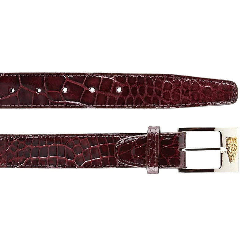 BELVEDERE Belts BURGUNDY / 44 Belvedere-Alligator Belt