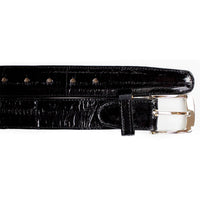 BELVEDERE Belts BLACK / 44 Belvedere-EEL Belt