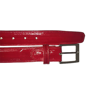 BELVEDERE Belts RED / 44 Belvedere-EEL Belt