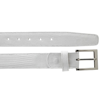 BELVEDERE Belts WHITE / 44 Belvedere-LIZARD Belt