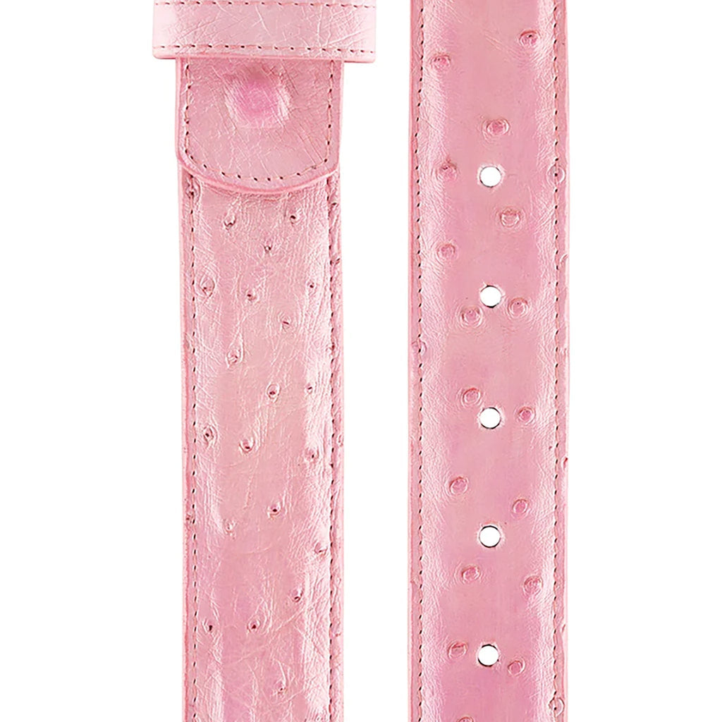 BELVEDERE Belts QUILLROSE PINK / 44 Belvedere-Ostrich Quill Belt