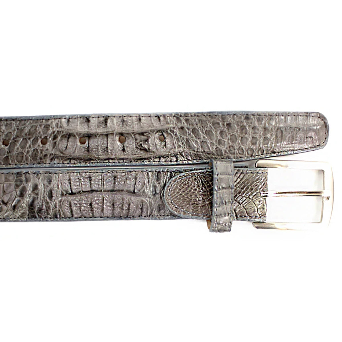 Belvedere Shoes Belts GREY / 44 Belvedere-Crocodile belt -Caiman