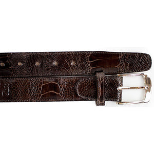 Belvedere Shoes Belts CHOCOLATE / 44 Belvedere-Ostrich Leg Belt