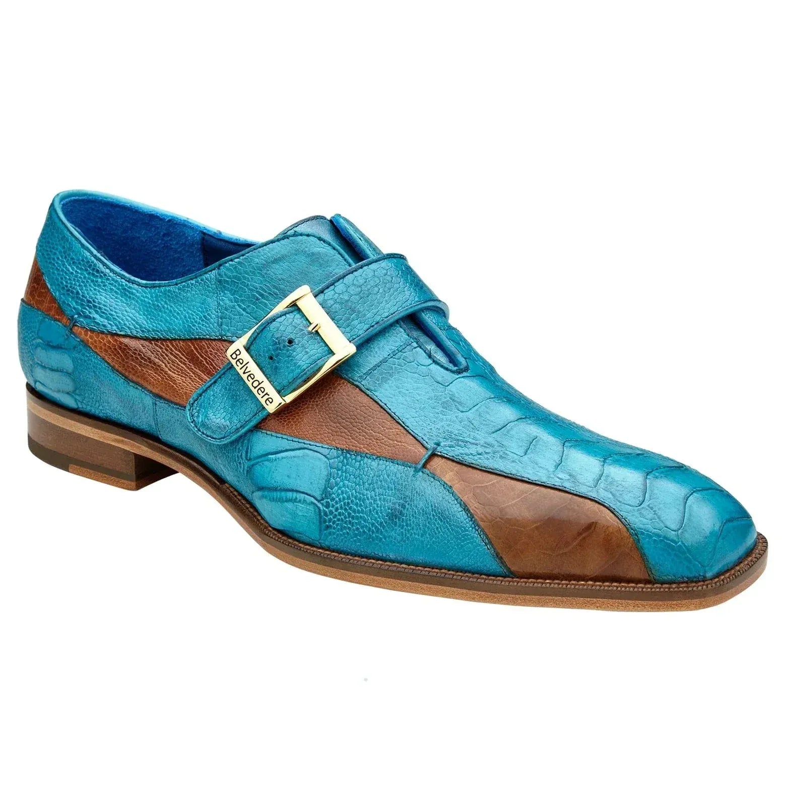 Belvedere shoes Men OCEAN/BRANDY / 9 Belvedere shoes-MARTE