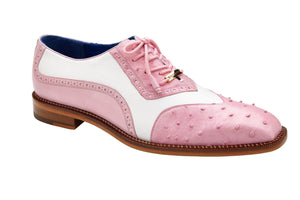 Belvedere Shoes Men Sesto - Rose Pink/White