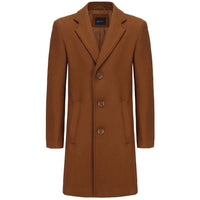 BRAVEMAN SUITING COMPANY J CF CARAMEL / S BRAVEMAN 3/4 COAT-SWC01