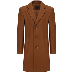 BRAVEMAN SUITING COMPANY J CF CARAMEL / S BRAVEMAN 3/4 COAT-SWC01