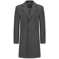 BRAVEMAN SUITING COMPANY J CF CHARCOAL / S BRAVEMAN 3/4 COAT-SWC01