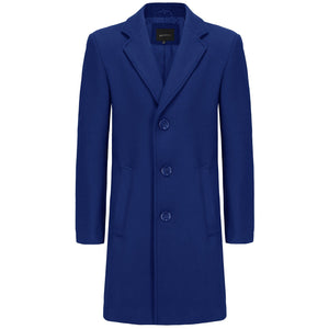 BRAVEMAN SUITING COMPANY J CF INDIGO / S BRAVEMAN 3/4 COAT-SWC01