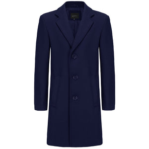 BRAVEMAN SUITING COMPANY J CF NAVY / 44R BRAVEMAN 3/4 COAT-SWC01