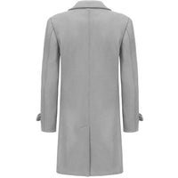 BRAVEMAN SUITING COMPANY J CF BRAVEMAN 3/4 DOUBLEBREASTED COAT-DWC01