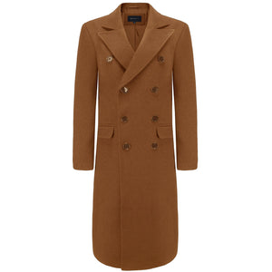 BRAVEMAN SUITING COMPANY O C CARAMEL / S BRAVEMAN OVERCOAT-DLC01