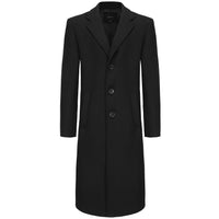 BRAVEMAN SUITING COMPANY O C BLACK / S BRAVEMAN OVERCOAT-LC201