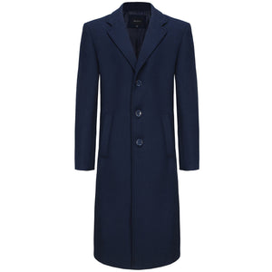 BRAVEMAN SUITING COMPANY O C NAVY / S BRAVEMAN OVERCOAT-LC201