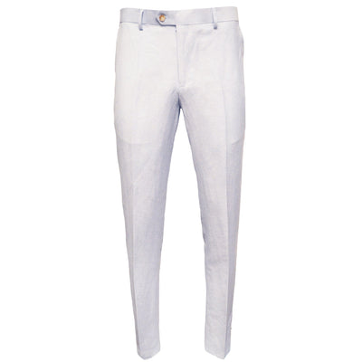 BRAVEMAN SUITING COMPANY P CS BLUE / 32 MILANO LABEL LINEN PANTS/LP-201
