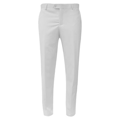 BRAVEMAN SUITING COMPANY P DM WHITE / 30 MILANO LABEL MODERN FIT PANTS/Sp202