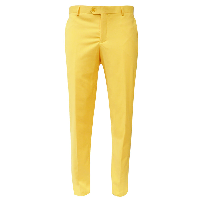 BRAVEMAN SUITING COMPANY P DM YELLOW / 30 MILANO LABEL MODERN FIT PANTS/Sp202