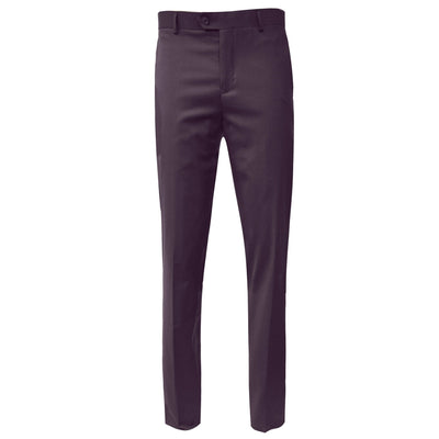 BRAVEMAN SUITING COMPANY P DS PURPLE / 30 MILANO LABEL SLIM FIT PANTS/Zp101