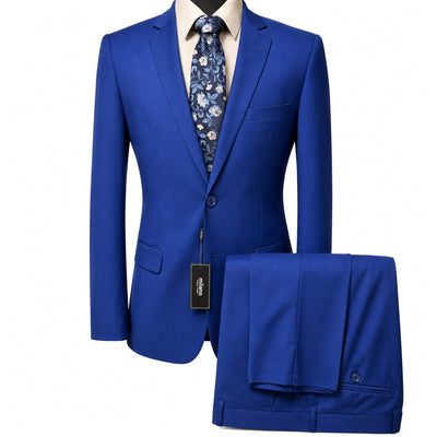 BRAVEMAN SUITING COMPANY U S M ROYAL / 38R Milano Modern Fit 2-Piece Suit - MZ200