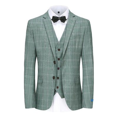 BRAVEMAN SUITING COMPANY U SM GREEN / 36R GINO VITAL 2 PCS SUITES -GV3164