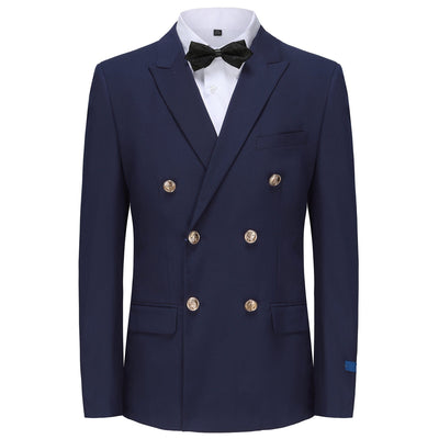 BRAVEMAN SUITING COMPANY U SM 36SHORT GINO VITALE SUIT/DB200/NVY