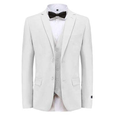 BRAVEMAN SUITING COMPANY U SM 36SHORT GINO VITALE SUIT/M3O/WHT