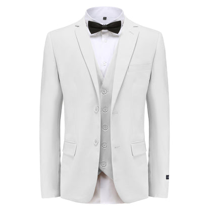 BRAVEMAN SUITING COMPANY U SM 36SHORT GINO VITALE SUIT/M3O/WHT