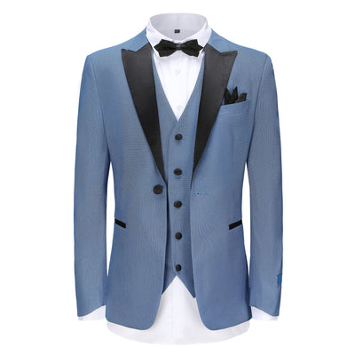 braveman suiting company u sm 36short gino vitale suit/tx296/salt blue