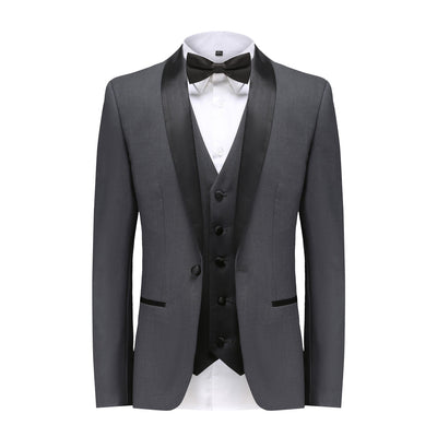 braveman suiting company u sm 36short gino vitale suit/tx300/charcoal