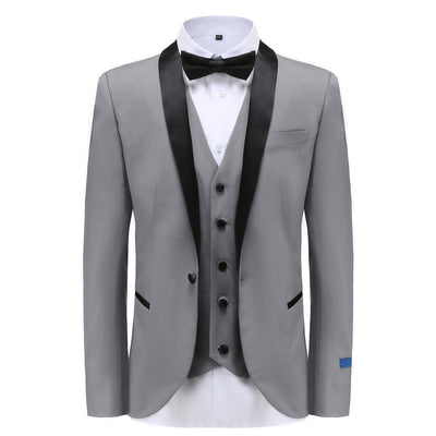 braveman suiting company u sm 36short gino vitale suit/tx300/grey