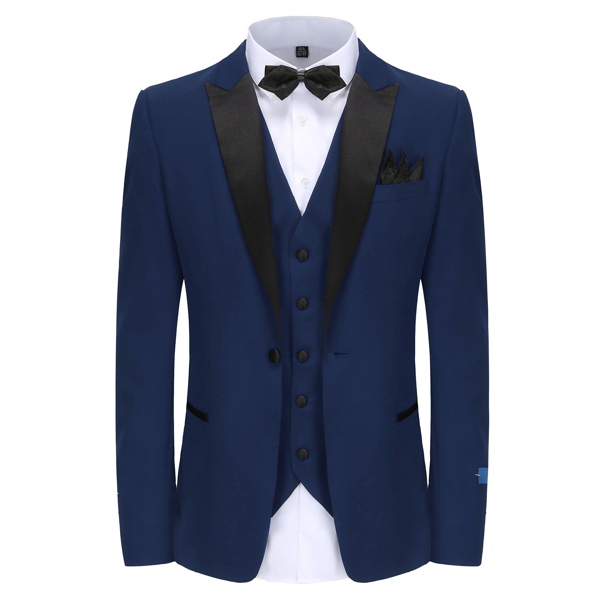 BRAVEMAN SUITING COMPANY U SM 36SHORT GINO VITALE SUIT/TX500/INDIGO