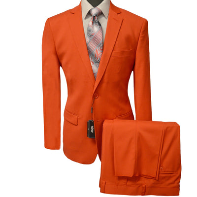 BRAVEMAN SUITING COMPANY U SM MILANO LABEL MODERN FIT SUIT/Mz200